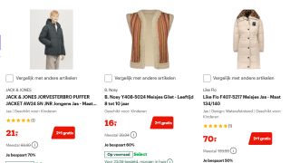2+1 gratis op baby- en kinderkleding van o.a. Like Flo, Koko Noke in de sale tot 70% bij Bol