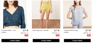 Oferta hasta 90% marca ropa ETAM desde solo 1€