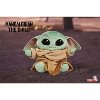 Peluche Disney Baby Yoda de la Serie The Mandalorian de Star Wars, Incluye Cuna por 10.49€
