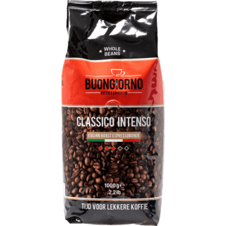 Buongiorno Koffiebonen Classico Intenso 1 kilo voor €4,99 bij Dirk
