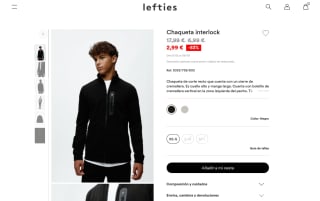 Lefties Chaqueta Interlock por 2,99€
