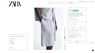 ZARA BERMUDA JACQUARD DENIM por 9,99€