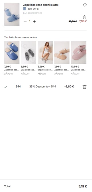 Hasta 60% + 35% Extra descuento en tu compra en Women Secret