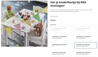 Gratis kinderfeestje bij IKEA Groningen, Amersfoort en Zwolle