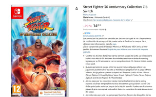 juego Street Fighter 30 Anniversary Collection Nintendo Switch - Código de descarga por 14,20€