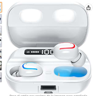 Auriculares inalámbricos con Bluetooth 5.1 por 13.49€
