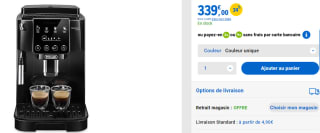 Cafetière expresso broyeur Delonghi Magnifica Start à 339€