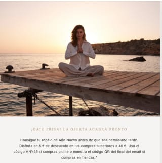 5 € de descuento en tus compras superiores a 45 €