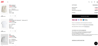 Tot 40% korting op geselecteerde items voor H&M members