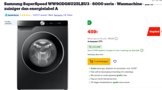 Samsung SuperSpeed WW90DG6U25LBU3 - 6000 serie - Wasmachine voor €459 bij Bol