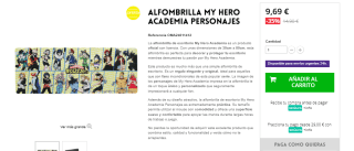 Alfombrilla My Hero Academia Personajes por 9,69€