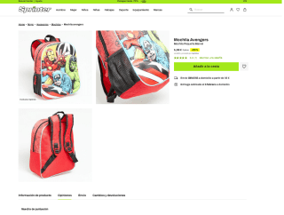 Mochila Avengers Mochila Pequeña Marvel a tan solo 5,99€