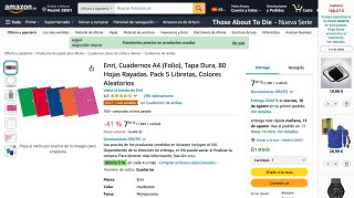 Enri Cuadernos A4 Pack 5 Libretas por 7,91€