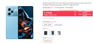 Móvil POCO X5 Pro de 6GB/128GB por 218€ y 8GB/256GB por 259€