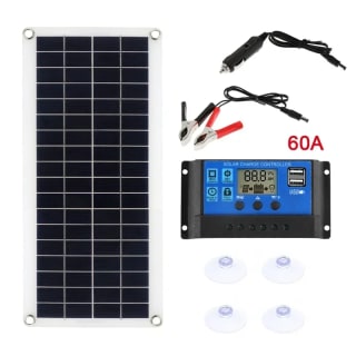 Panel Solar de 1000W, 60A con controlador de célula Solar por 18,59€