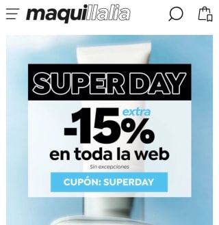 -15% de Descuento en Maquillalia.