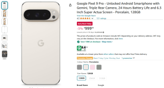 Google Pixel 9 Pro 128GB voor €899 bij Amazon FR