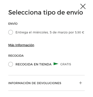 Parfois Bolso de hombro por 3,99€.