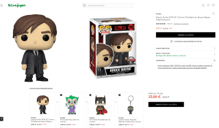 Figura Funko POP DC Cómics The Batman Bruce Wayne Traje Exclusivo a solo 6,95€