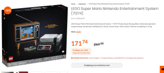LEGO Super Mario Nintendo Entertainment System voor €171,74 bij Fun
