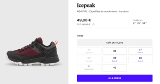 Zapatillas de Trekking para Mujer Icepeak ABAI MS por 49€
