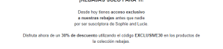 -30% de descuento extra con el código