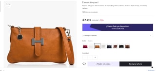 Bolso de mano Firenze Artegiani de piel auténtica por tan sólo 20,99€