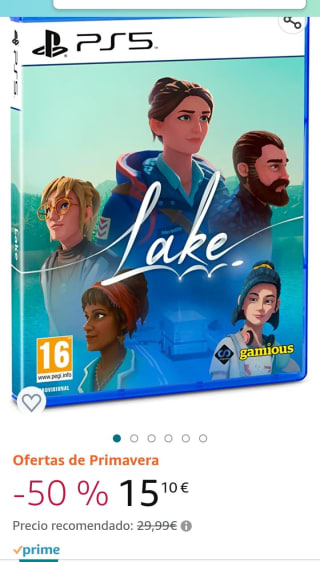 Lake PlayStation 5 por 15,10€.