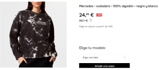 Sudadera para Mujer Mercedes por 24.99€