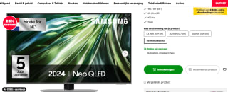 Samsung Neo QLED QN93D 65" Zilver voor €1.699 bij Boxxer