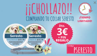 Descuento 3€ y pin regalo al compar collar Seresto en Barakaldotiendaveterinaria