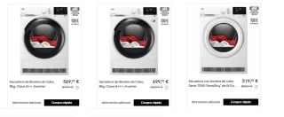 Recopilación de Secadoras y Lavasecadoras AEG con Hasta 50% DTO en Privalia