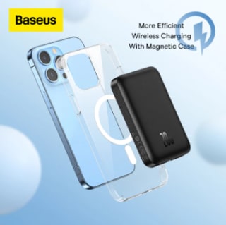 Baseus cargador inalámbrico magnético 6000 mAh a 25,47€
