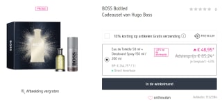 BOSS Bottled Gift Set voor €48,95 bij Parfumdreams