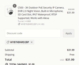 ANNKE C500 3K 5MP PoE IP-beveiligings camera voor buiten voor €29,45 dmv code bij ANNKE