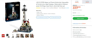 LEGO gemotoriseerde vuurtoren (21335) voor €223,99