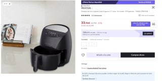 Freidora sin Aceite 3.7L PRIXTON Cook Organics Compact por 23.77€