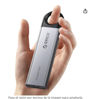 ORICO SSD Externo 1TB hasta 1050 MB/s por 63,29€