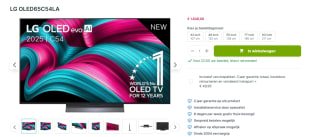 LG OLED 4K 65C54LA (2025) voor €1.838 bij Plasmavisie