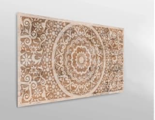 Oedim Cabecero Cama PVC Madera Clara Mandala desde 25,19€ (15,19€ nuevo usuario)