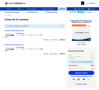 10 Pares de lentillas everclear ELITE Gratis