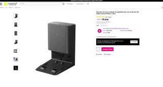 Estación de auto vaciado Compatible con Xiaomi Mi Robot Vacuum Mop 2 Ultra por solo 19,95€