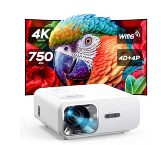 Proyector 4K 750ANSI Jimveo Full HD 1080P Nativo a solo 179€
