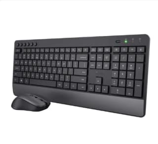 Ensemble Clavier Souris sans Fil Trust Trezo, AZERTY à 32,99€