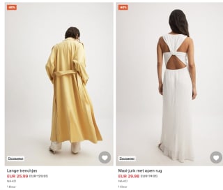 NA-KD sale: tot 80% korting op dameskleding