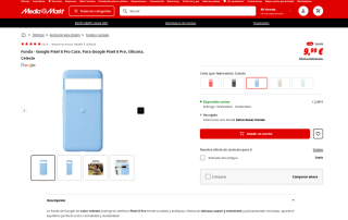Funda Google Pixel 8 Pro Case Silicona por solo 9,99€