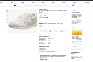 Zapatillas Reebok Royal Rewind Run de Deporte Niños por solo 18,95€