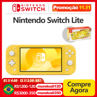 Console da Nintendo, modelo Nintendo Switch Lite de 32 GB - R$ 1.043,84