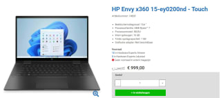 HP Envy x360 2-in-1 15-ey0200nd voor €999 bij Hardware-experts