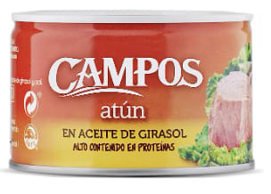 Pack x2 Conserva De Atún Campos En Aceite De Girasol 400 gr por 7.35€
